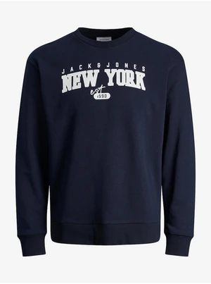 Men's Dark Blue Sweatshirt Jack & Jones Cory - Men's