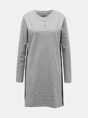 Grey nightgown with FILA lampas