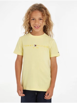 Light yellow children's T-shirt Tommy Hilfiger - Boys