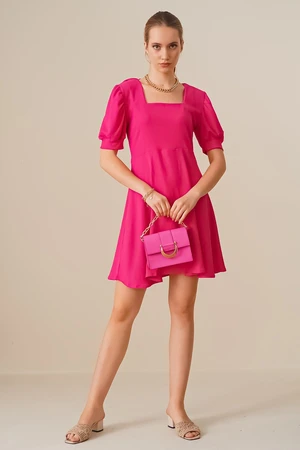 Bigdart 2339 Knitted Dress - Fuchsia