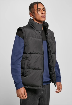 Block Puffer Vest černo/černá