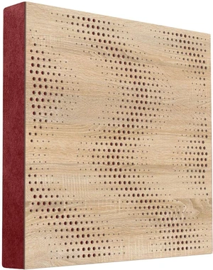 Mega Acoustic FiberPRO60 Sinus Sonoma Oak/Dark Red Absorbent Holzplatte