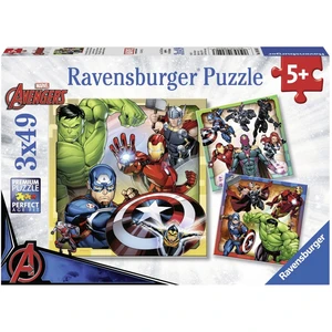 Ravensburger Puzzle Premium Disney Marvel Avengers 3 x 49 dielov