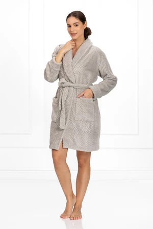 Grey bathrobe Thira Gray