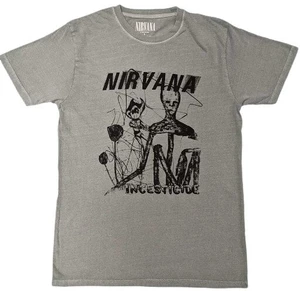 Nirvana Koszulka Incesticide Stacked Logo Unisex Green 2XL