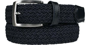 Alberto Basic Braided Mens Navy 110 cm Curele