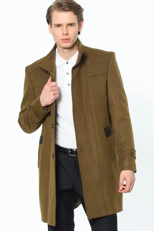 PLT8380 DEWBERRY MEN'S COAT-STRAIGHT CAMEL