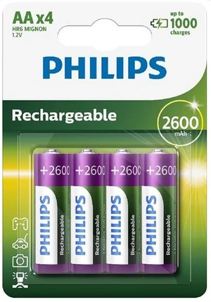 PHILIPS Nabíjecí baterie AA R6B4B260/10