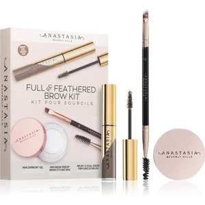 Anastasia Beverly Hills Full & Feathered Brow Kit Mini sada na obočie Taupe odtieň