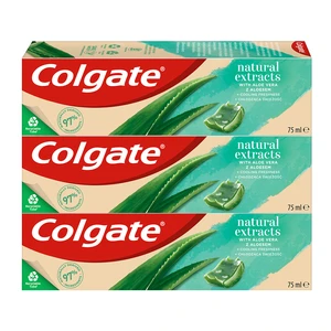 Colgate Zubní pasta s přírodními extrakty Naturals Aloe Vera 3 x 75 ml