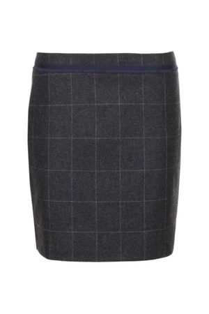 Tommy Hilfiger Sukňa - SYBIL MINI SKIRT sivá