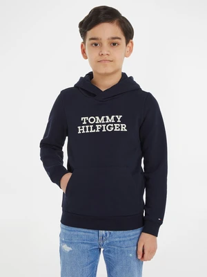 Tommy Hilfiger Mikina dětská Modrá