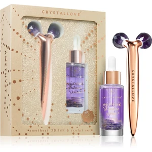 Crystallove Golden Amethyst 3D Lift & Sculpt Set sada (pro dokonalou pleť)