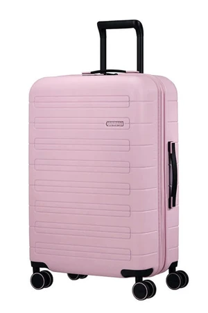 American Tourister Skořepinový cestovní kufr Novastream M EXP 64/73 l - růžová