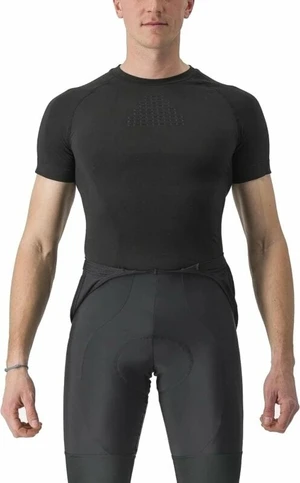 Castelli Core Seamless Base Layer Short Sleeve Acoperitori-Lenjerie funcțională Black S/M