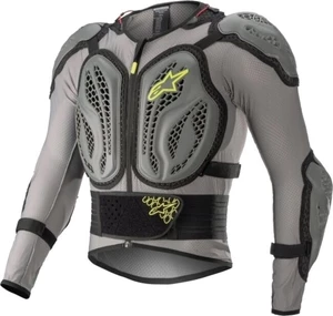 Alpinestars Chránič tela Bionic Action V2 Protection Jacket Gray/Black/Yellow Fluo 2XL