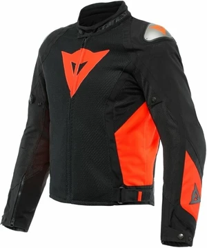 Dainese Energyca Air Tex Jacket Negru/Roșu Fluorescent 54 Geacă textilă