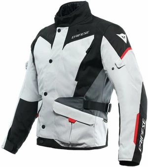 Dainese Tempest 3 D-Dry Glacier Gray/Black/Lava Red 54 Blouson textile