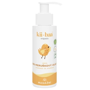 kii-baa organic Masážní Bio Meruňkový olej 100 ml