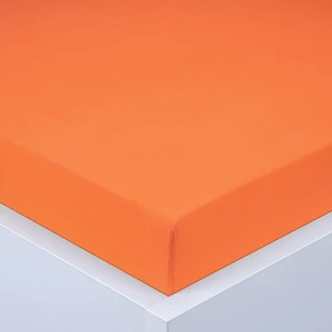 Napínací prostěradlo jersey EXCLUSIVE oranžové 90 x 200 cm