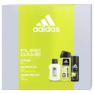 ADIDAS Pure Game voda po holení 100ML + deodorant 150ML + sprchový gél 250ML