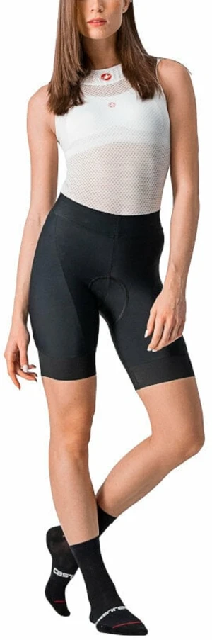 Castelli Prima W Short Black/Hibiscus XS Fahrradhose