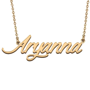 Aryanna Custom Name Necklace Customized Pendant Choker Personalized Jewelry Gift for Women Girls Friend Christmas Present