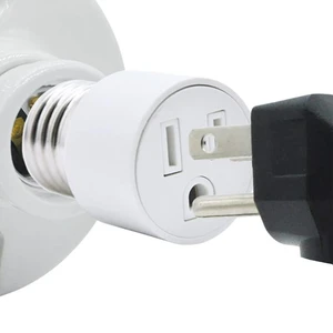 Lighting E26 Light Bulb Socket Adapter Light Bulb Outlet Socket Adapter Light Bulb Outlet Socket Adapters