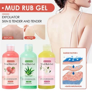 100ml Anti-cellulite Scrubs Clean Mud Rubbing Gel Fruity Whitening Moisturizer Long Lasting Body Scrubs Fragrance For Women W5T7