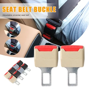 1Pair Car Seat Belt Clip Extension Universal Car Buckle Extender Safety Belt Extension Seatbelt Lock Buckle Plug Car Accessories