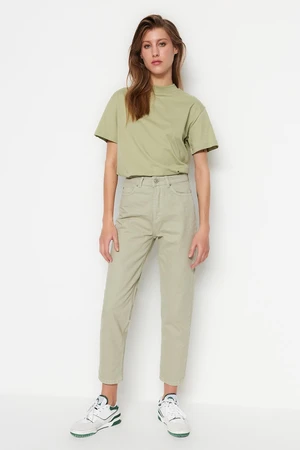 Trendyol Mint High Waist Mom Jeans