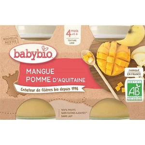 BABYBIO Jablko s mangem 2 x 130 g