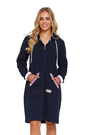 Mikinové šaty Doctor Nap SMZ.4508 - NAPNBLU/ / XXL NAP5A003-NBLU