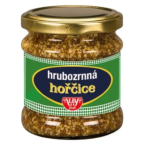 KÁVOVINY Hořčice hrubozrnná sklo 180 g