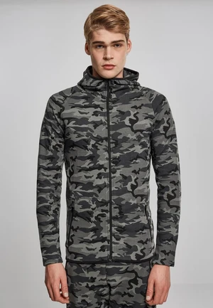 Interlock Camo Zip Bunda Tmavá Maska