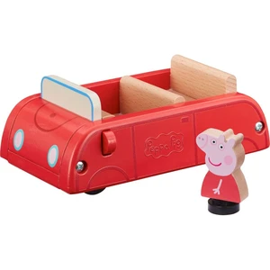 TM Toys Peppa Pig dřevěné rodinné auto a figurka Peppa