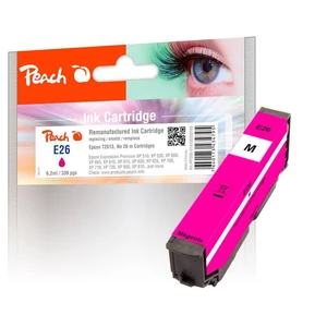 Cartridge Peach No. 26, 6,2ml, kompatibilní (320169) červená Technical Data:Brand PeachSKU 320169 (PI200-514)EAN 7640173434795Manufacturer ID Epson No