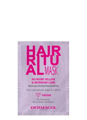 Dermacol HAIR RITUAL Maska pre studené blond odtiene