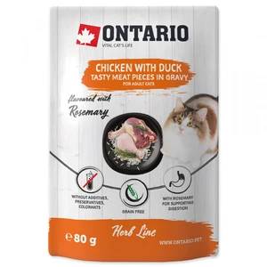 Kapsička Ontario Herb Chicken with Duck 80g