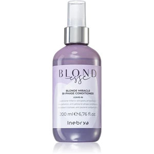 Inebrya BLONDesse Blonde Miracle Bi-Phase Conditioner 2-fázový bezoplachový kondicionér pre blond vlasy 200 ml