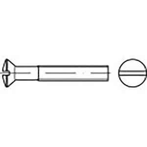 TOOLCRAFT  TO-6862941 skrutky so zápustnou šošovkovou hlavou M5 16 mm drážka DIN 964   Ušlechtilá ocel V2A  A2 200 ks