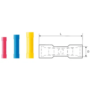 Weidmüller 9200510000 krimpovacie spojka  4 mm² 6 mm² úplne izolované žltá 100 ks