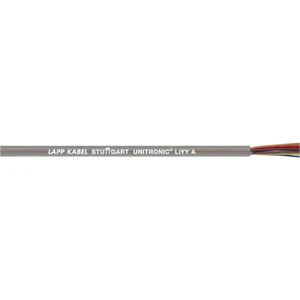 LAPP 22502-1 dátový kábel UNITRONIC® LiYY 2 x 0.23 mm² sivá metrový tovar