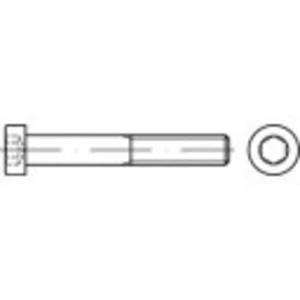 TOOLCRAFT  145818 skrutky s valcovou hlavou  M24 70 mm vnútorný šesťhran DIN 7984   ocel glavanizované zinkom 1 ks