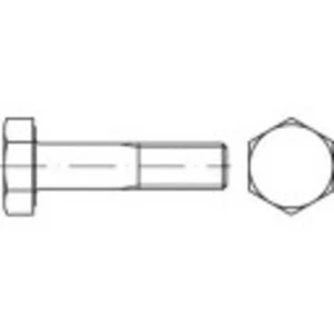 TOOLCRAFT  146737 HV skrutky šesťhranné M16 35 mm vonkajší šesťhran DIN 14399   ocel pozinkované žiarom 1 ks