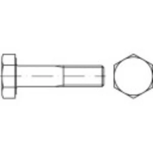 TOOLCRAFT  146944 HV skrutky šesťhranné M30 155 mm vonkajší šesťhran DIN 14399   ocel pozinkované žiarom 1 ks