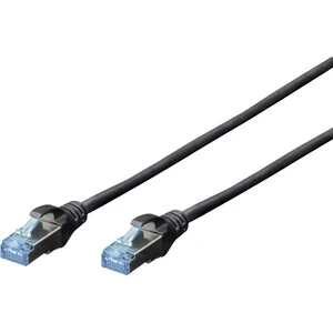 Digitus DK-1532-020/BL RJ45 sieťové káble, prepojovacie káble CAT 5e SF/UTP 2.00 m čierna krútené páry 1 ks