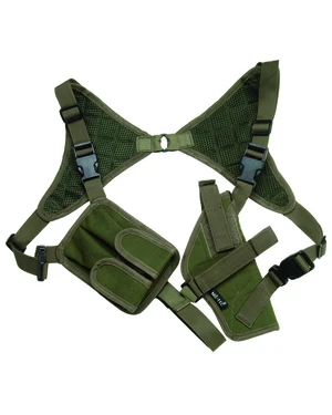 Podpažní pistolové pouzdro CORDURA® Mil-Tec® - oliv (Barva: Olive Green)