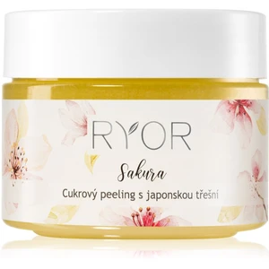 RYOR Sakura cukrový peeling pre jemné čistenie a výživu pokožky 325 g