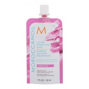 Moroccanoil Color Depositing Mask 30 ml barva na vlasy pro ženy Hibiscus na blond vlasy